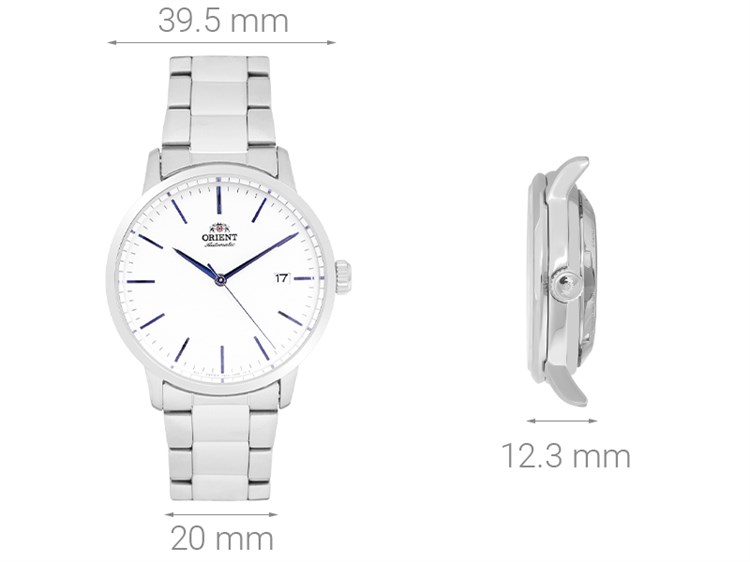 Đồng hồ ORIENT 39.5 mm Nam RA-AC0E02S10B Màu Bạc
