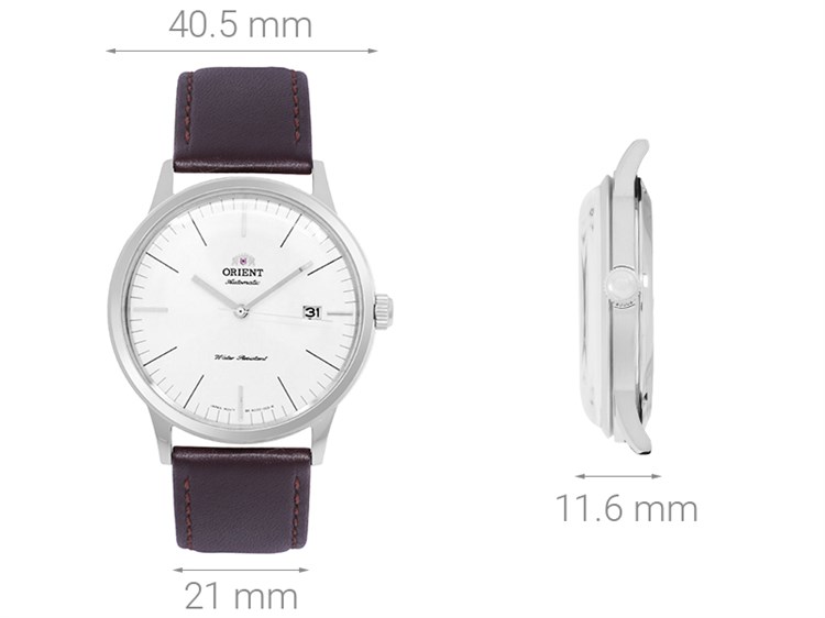 Đồng hồ ORIENT Bambino 40.5 mm Nam FAC0000EW0 Màu Nâu