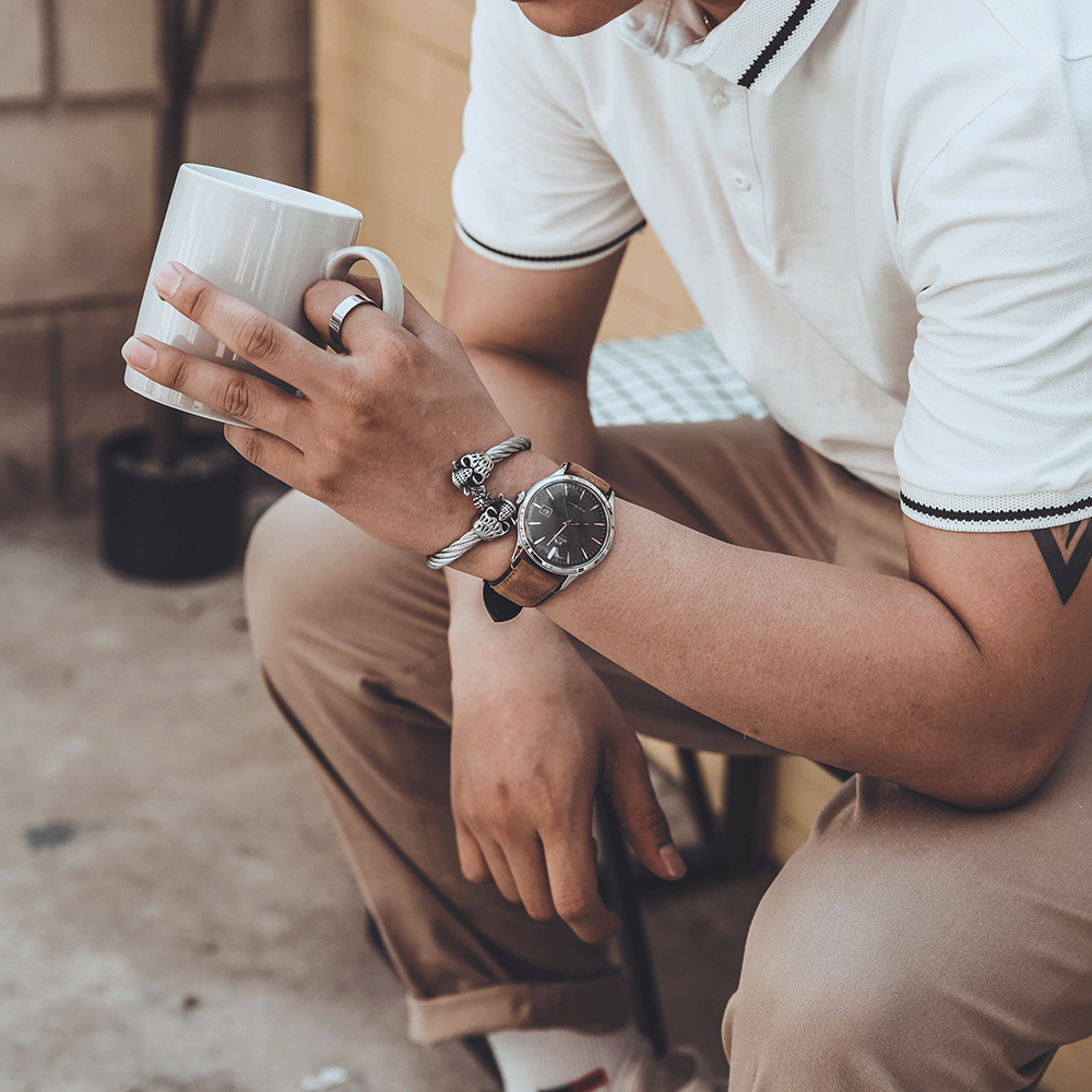 Đồng hồ ORIENT 42.1 mm Nam FAC08003A0