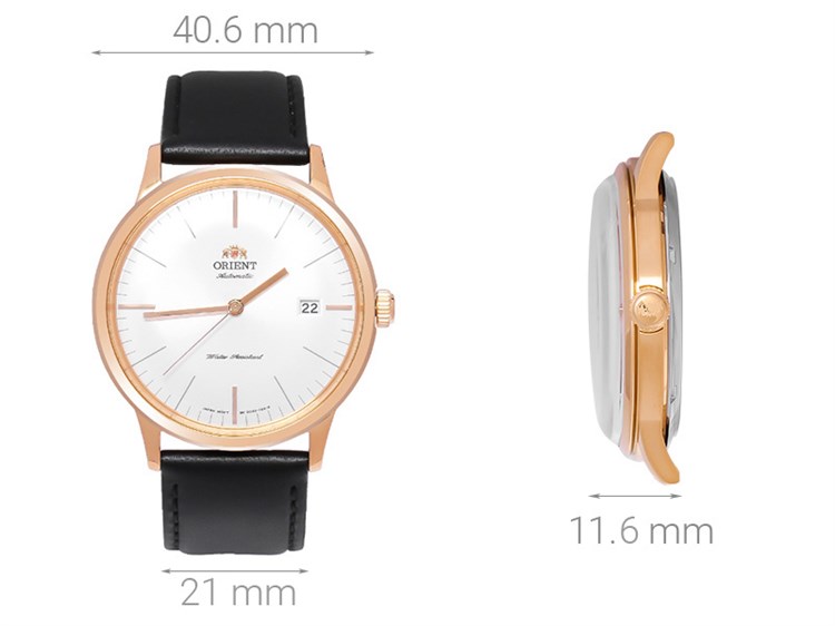 Đồng hồ ORIENT Bambino 40.6 mm Nam FAC0000BW0 Màu Đen