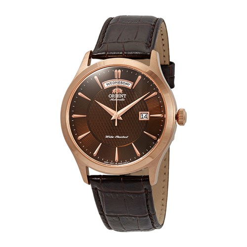Đồng hồ ORIENT 41 mm Nam FEV0V002TH Màu Nâu