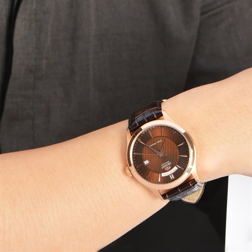 Đồng hồ ORIENT 41 mm Nam FEV0V002TH Màu Nâu