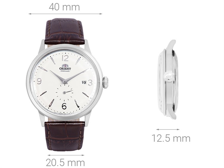 Đồng hồ ORIENT Bambino 40 mm Nam RA-AP0002S10B Màu Nâu