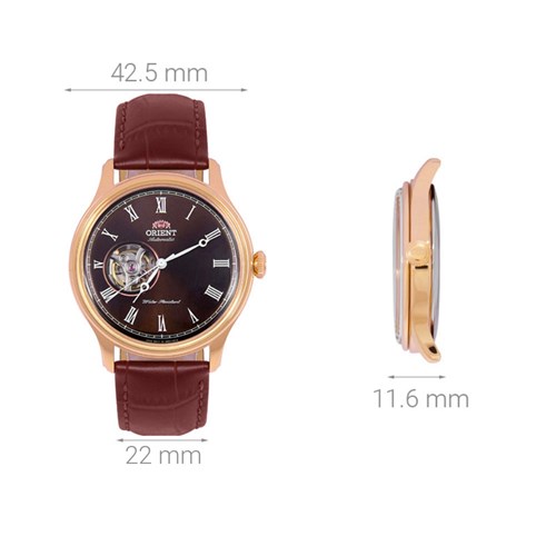 Đồng hồ ORIENT Bambino 42.5 mm Nam FAG00001T0 Màu Nâu