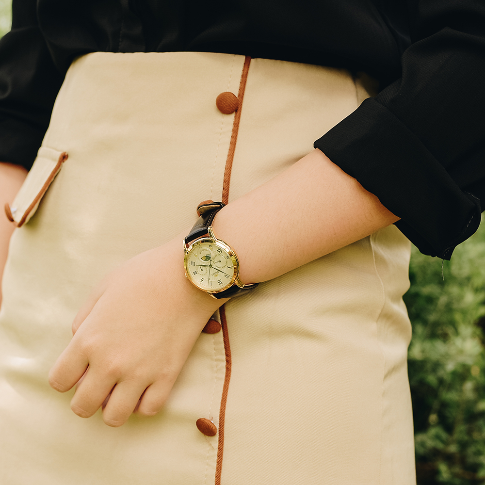 Đồng hồ ORIENT Sun & Moon 33.3 mm Nữ RA-KA0003S00B