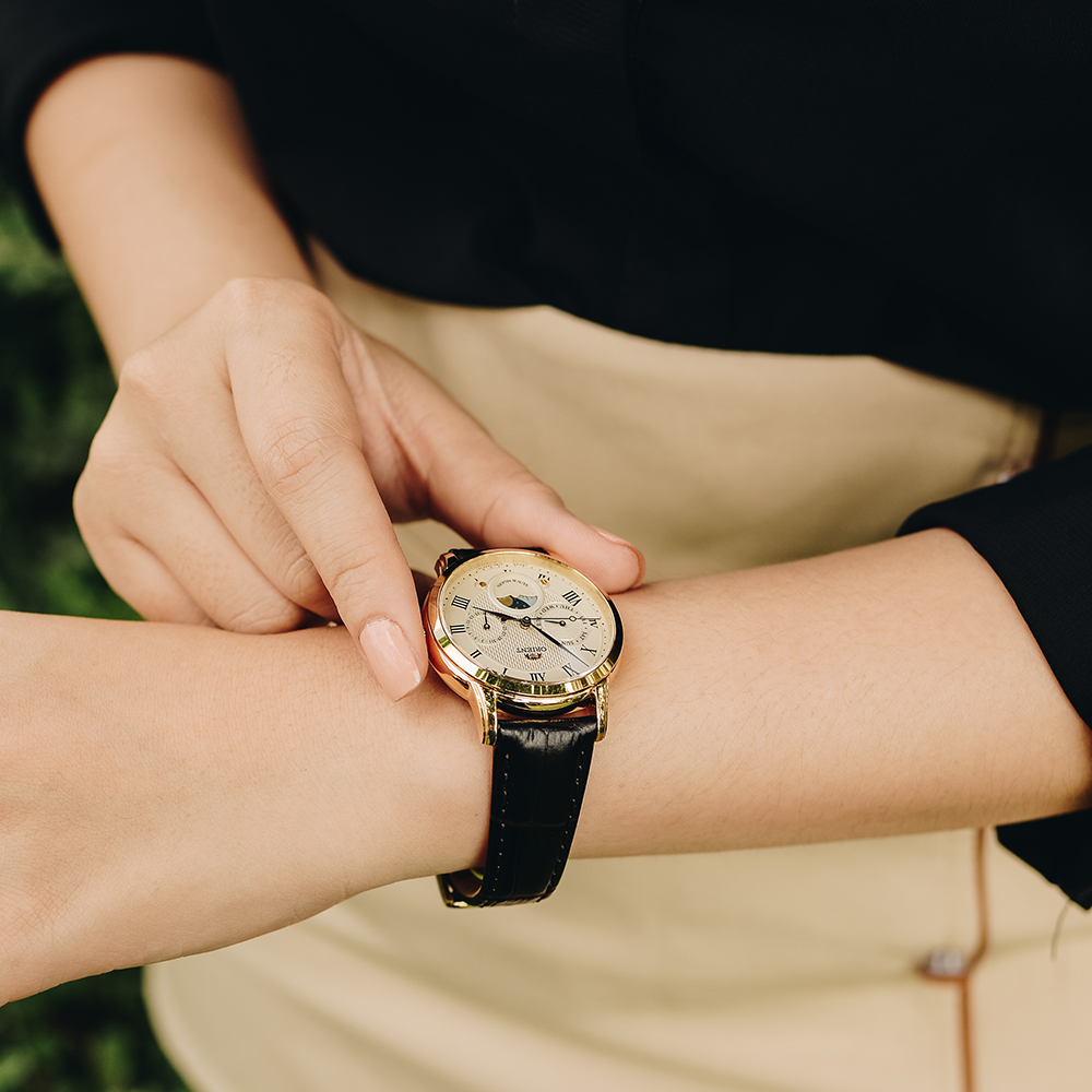 Đồng hồ ORIENT Sun & Moon 33.3 mm Nữ RA-KA0003S00B