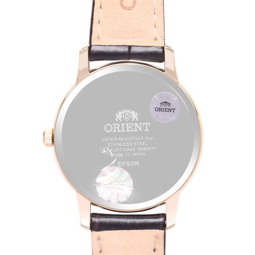 Đồng hồ ORIENT Sun & Moon 33.3 mm Nữ RA-KA0003S00B Màu Nâu