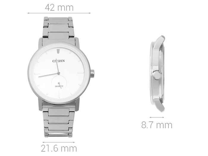 Đồng hồ Nam Citizen BE9180-52A Màu Bạc