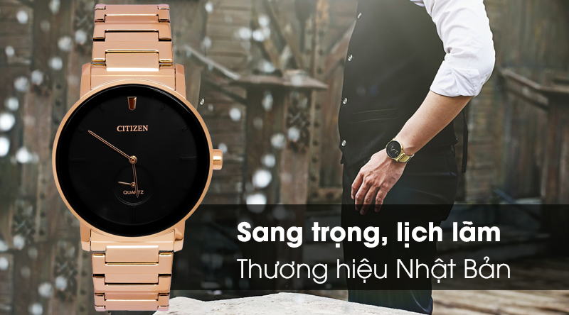 Đồng hồ Nam Citizen BE9182-57E có thiết kế thanh lịch