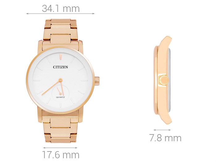 Đồng hồ CITIZEN 34.1 mm Nữ EQ9062-58A Màu Vàng