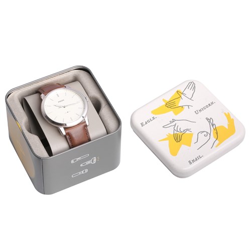 Đồng hồ FOSSIL Carlie 44 mm Nam FS5439 Màu Nâu