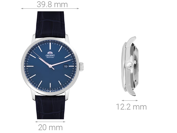 Đồng hồ ORIENT 39.8 mm Nam RA-AC0E04L10B Màu Xanh đen