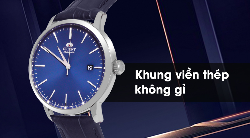 Đồng hồ Nam Orient RA-AC0E04L10B - Nam - Cơ tự động với khung viền bền chắc Đồng hồ Nam Orient RA-AC0E04L10B - Nam - Cơ tự động với khung viền bền chắc