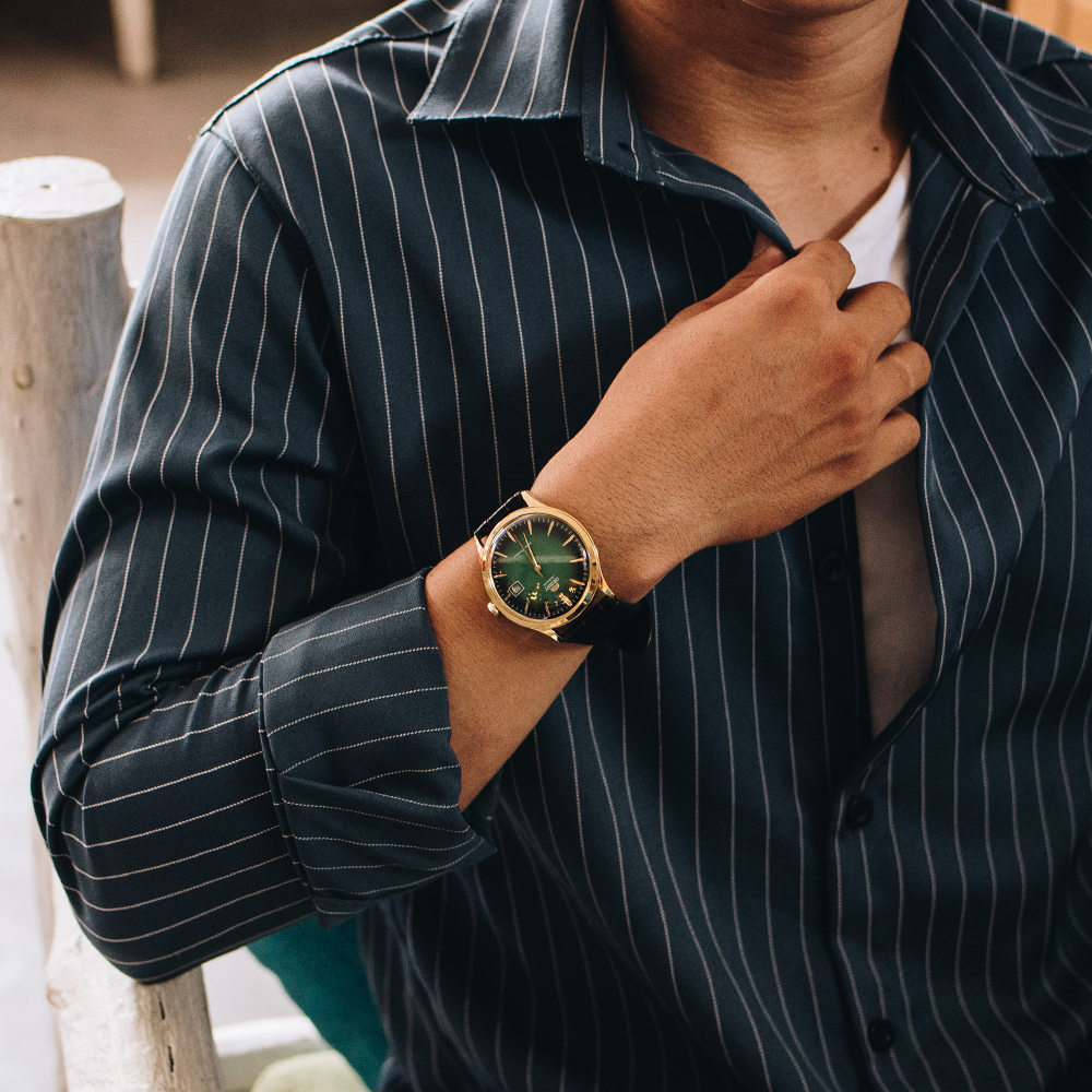 Đồng hồ ORIENT Bambino 42 mm Nam FAC08002F0