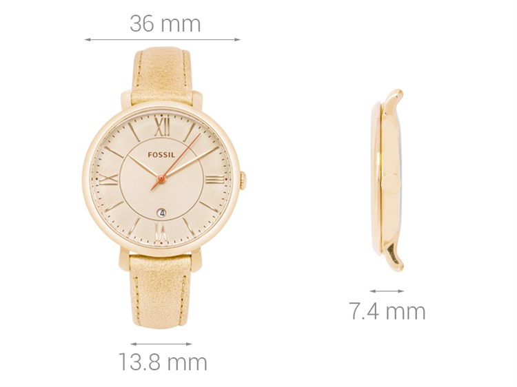 Đồng hồ FOSSIL Carlie 36 mm Nữ ES3487 Màu Kem