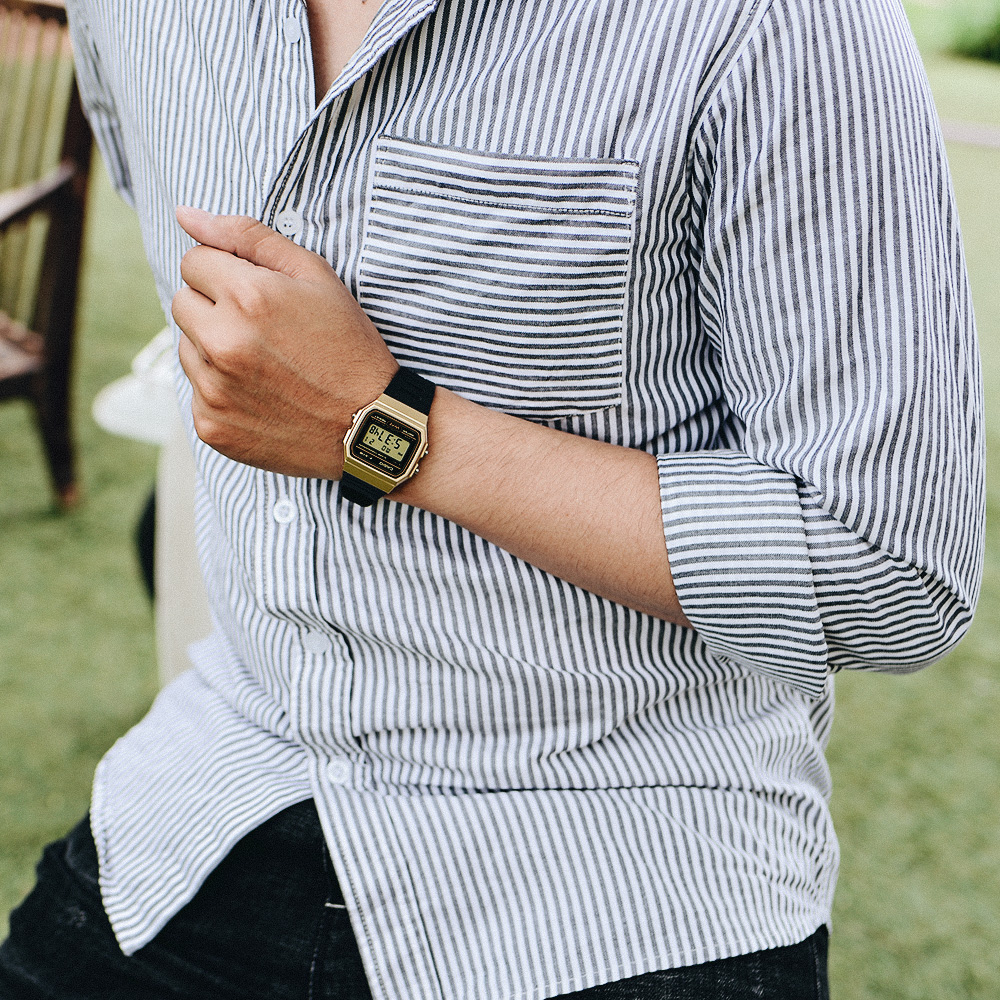 Đồng hồ CASIO 33 mm Nam F-91WM-9ADF