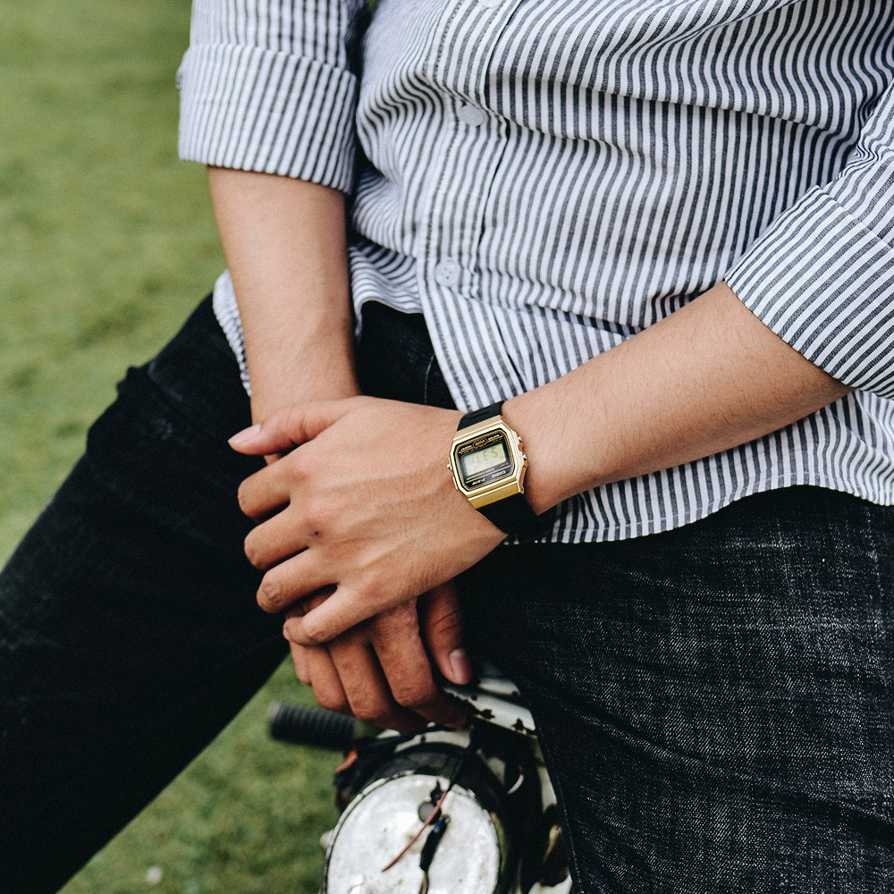 Đồng hồ CASIO 33 mm Nam F-91WM-9ADF