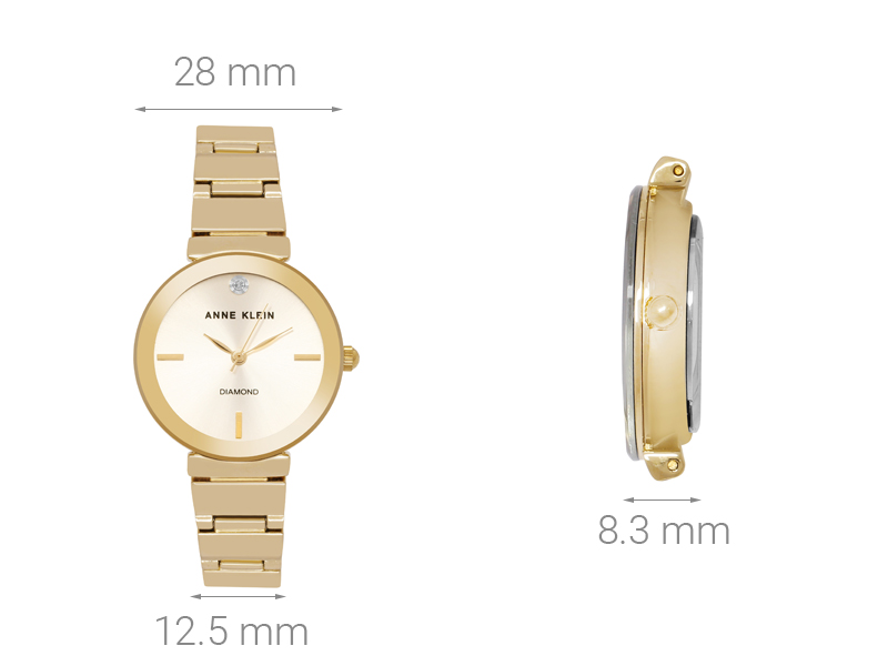 Đồng hồ Nữ Anne Klein AK/2434CHGB