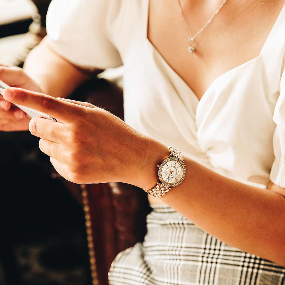 Đồng hồ ANNE KLEIN 30 mm Nữ AK/2966SVGB