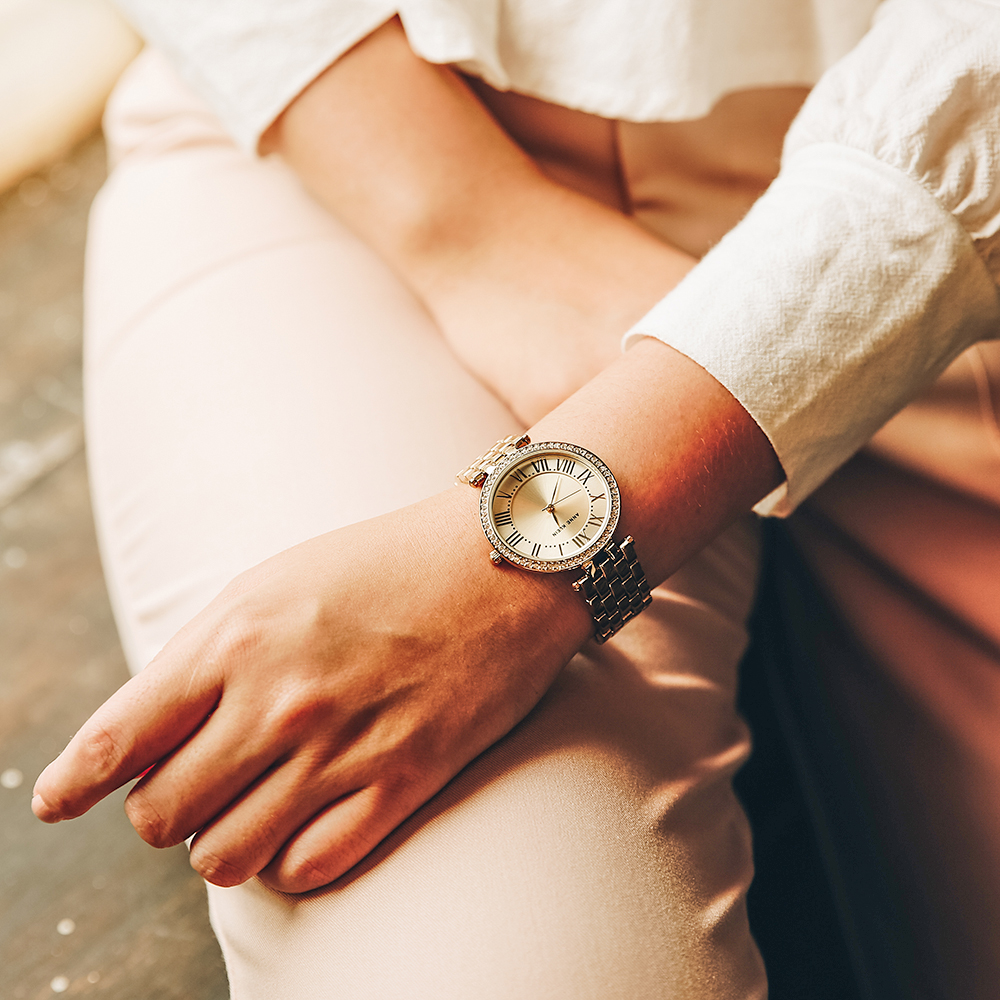 Đồng hồ ANNE KLEIN 34 mm Nữ AK/2230CHGB