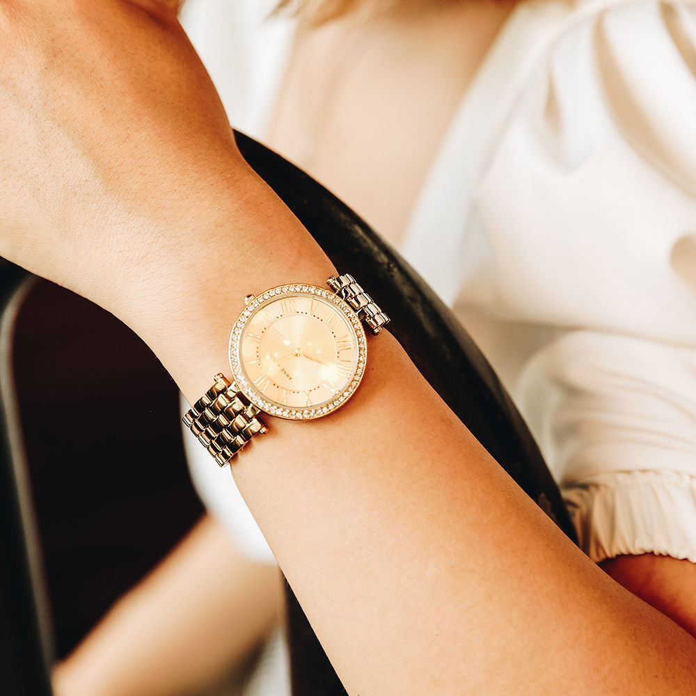 Đồng hồ ANNE KLEIN 34 mm Nữ AK/2230CHGB