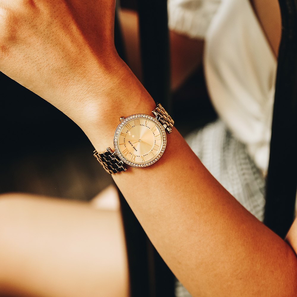 Đồng hồ ANNE KLEIN 34 mm Nữ AK/2230CHGB