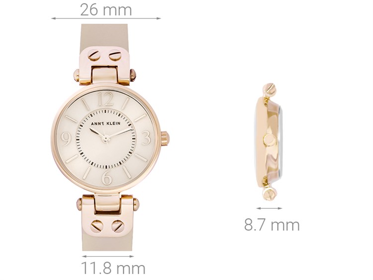 Đồng hồ ANNE KLEIN 26 mm Nữ 10/9442RGLP Màu Hồng