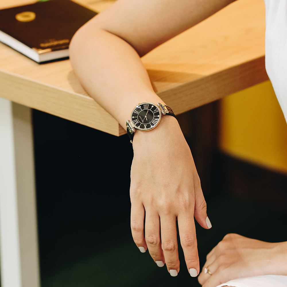 Đồng hồ ANNE KLEIN 34.1 mm Nữ AK/1396BMBK