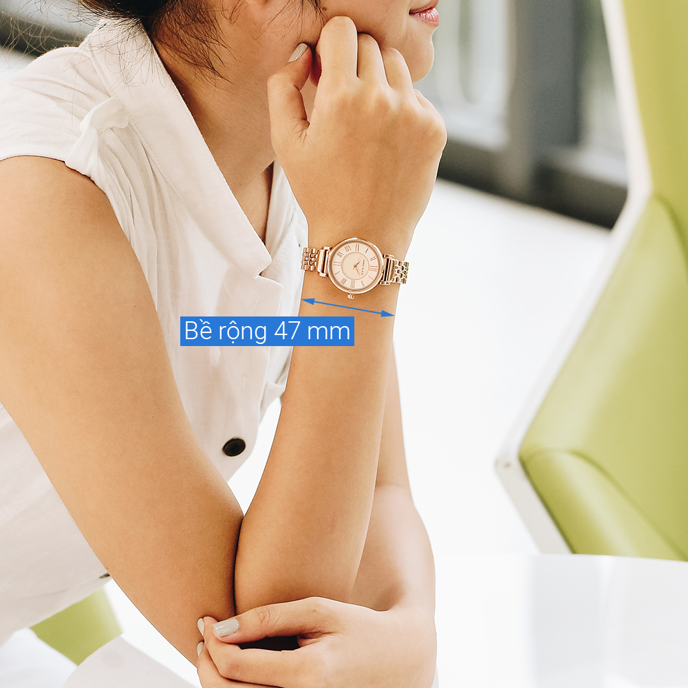 Đồng hồ ANNE KLEIN 30 mm Nữ AK/2158RGRG