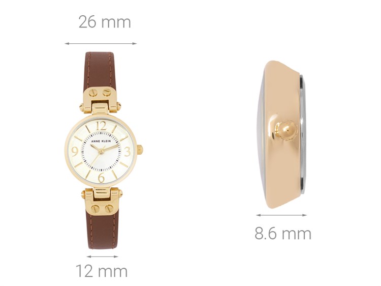 Đồng hồ ANNE KLEIN 26 mm Nữ 10/9442CHHY Màu Nâu