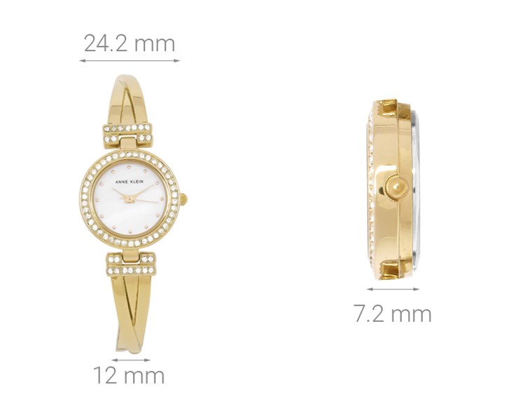 Đồng hồ ANNE KLEIN 24.2 mm Nữ AK/1868GBST Màu Vàng