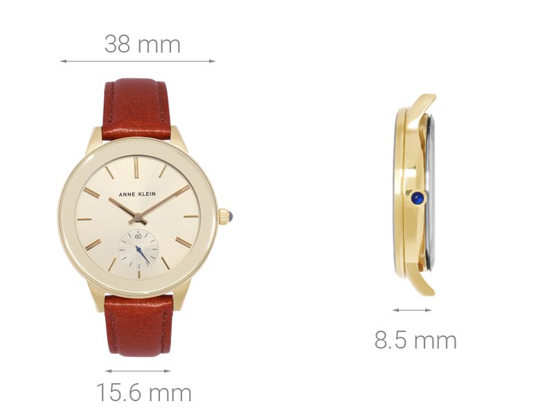 Đồng hồ Nữ Anne Klein AK/2980CHRU Màu Nâu