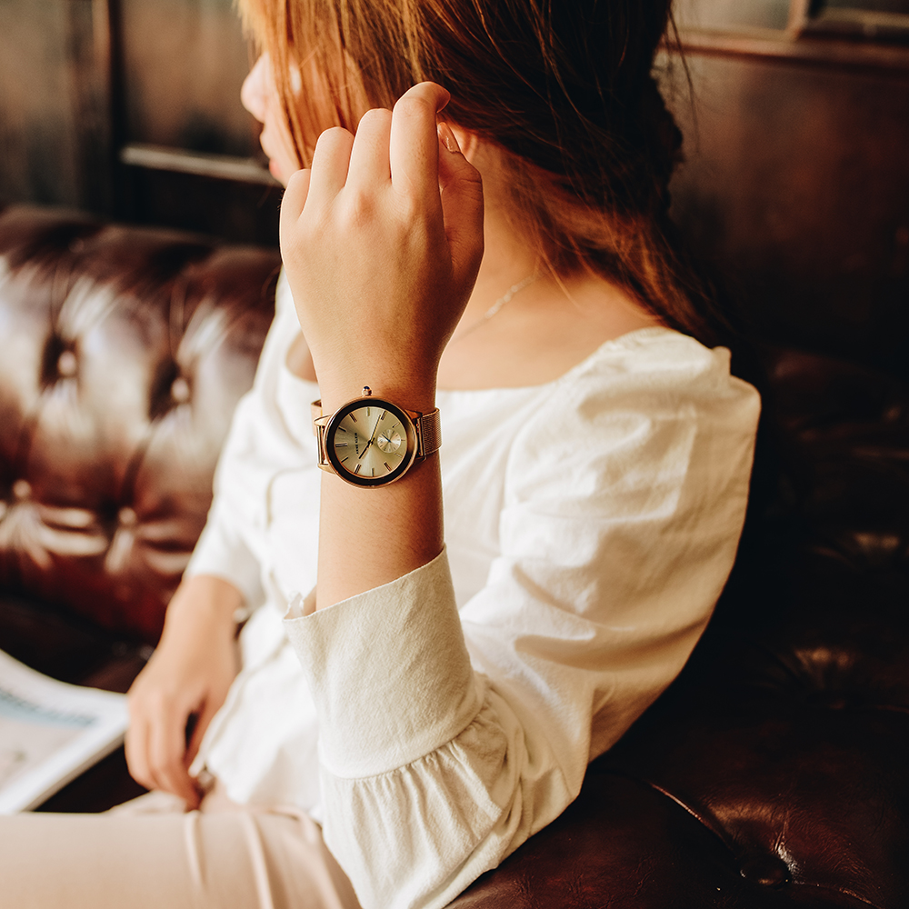 Đồng hồ ANNE KLEIN 38 mm Nữ AK/2982SVRG