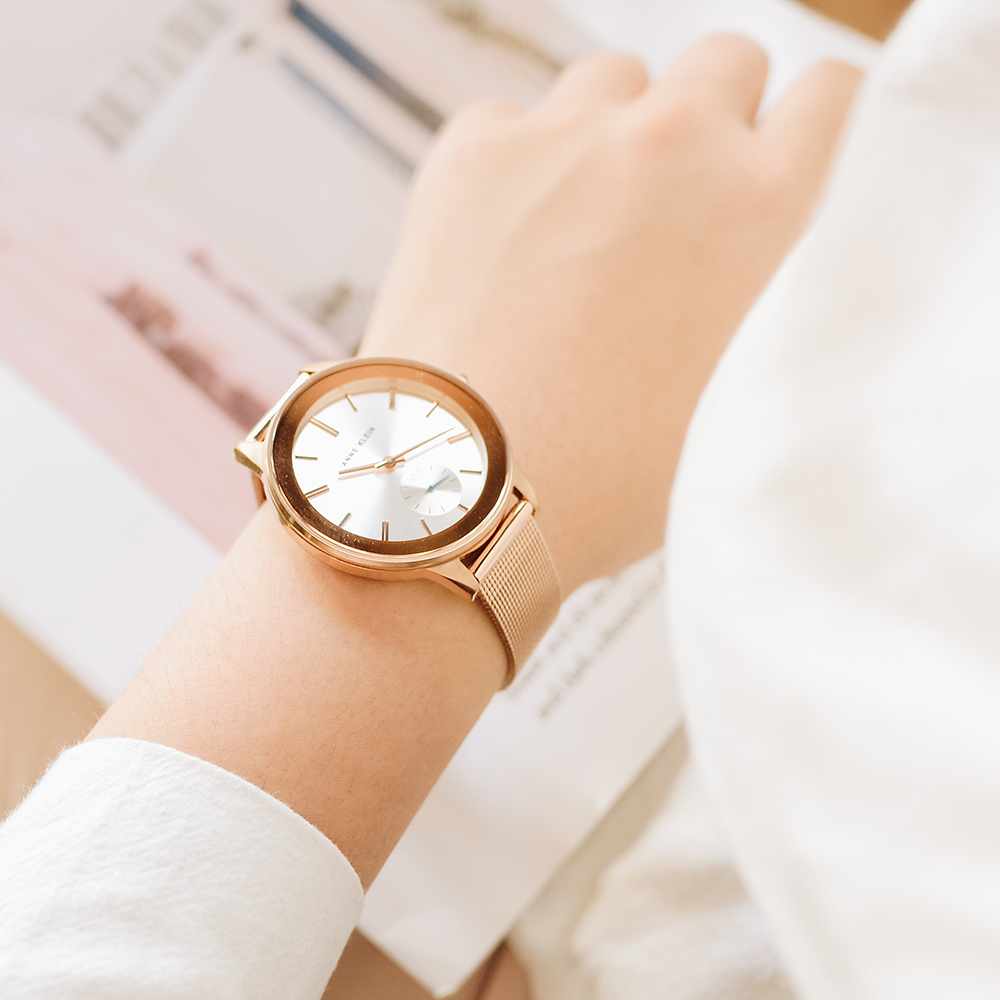 Đồng hồ ANNE KLEIN 38 mm Nữ AK/2982SVRG