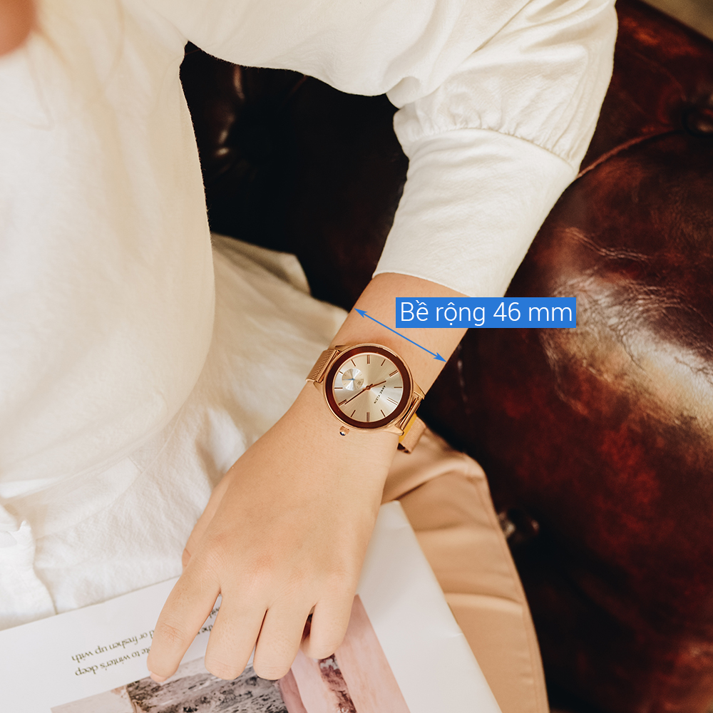 Đồng hồ ANNE KLEIN 38 mm Nữ AK/2982SVRG