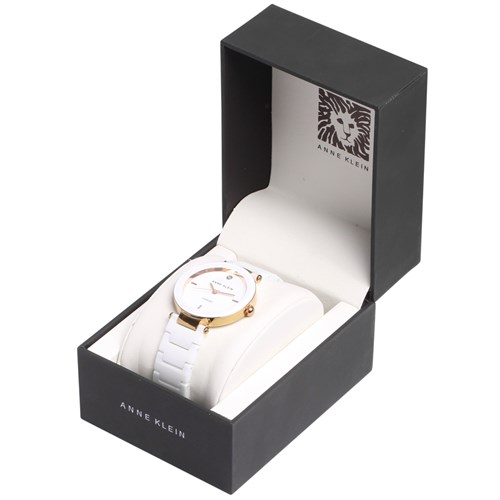 Đồng hồ ANNE KLEIN 33 mm Nữ AK/1018RGWT Màu Trắng