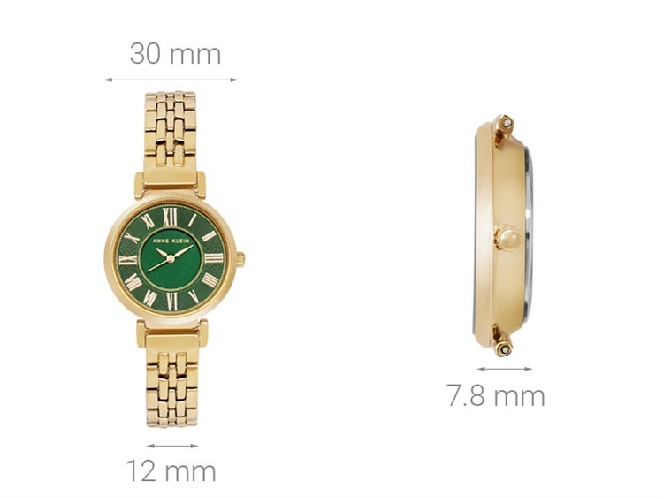 Đồng hồ ANNE KLEIN 30 mm Nữ AK/2158GNRG