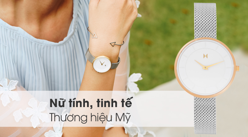 Đồng hồ nữ MVMT D-FB01-SG nữ tính, tinh tế Đồng hồ nữ MVMT D-FB01-SG nữ tính, tinh tế