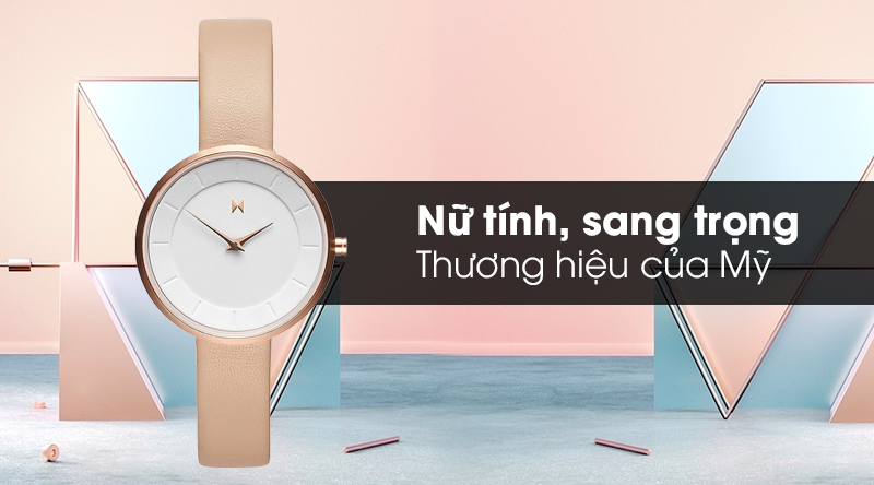 Đồng hồ Nữ MVMT D-FB01-RGNU thiết kế nữ tính và tinh tế Đồng hồ Nữ MVMT D-FB01-RGNU thiết kế nữ tính và tinh tế
