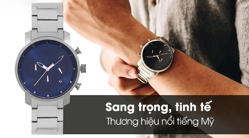 Đồng hồ Nam MVMT D-MC02-SBLU thiết kế sang trọng và tinh tế Đồng hồ Nam MVMT D-MC02-SBLU thiết kế sang trọng và tinh tế