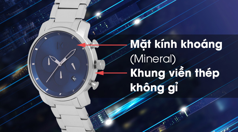 Đồng hồ Nam MVMT D-MC02-SBLU có khả năng chịu lực tốt Đồng hồ Nam MVMT D-MC02-SBLU có khả năng chịu lực tốt