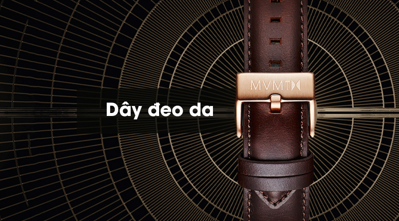 Đồng hồ Nam MVMT D-MT01-BLBR có dây đeo nhẹ nhàng và êm ái Đồng hồ Nam MVMT D-MT01-BLBR có dây đeo nhẹ nhàng và êm ái