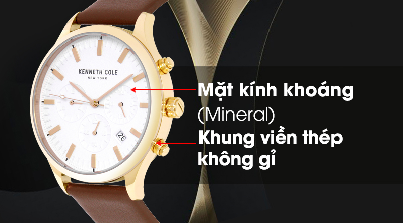 Đồng hồ Nam Kenneth Cole KC50782001 có khả năng chịu lực tốt