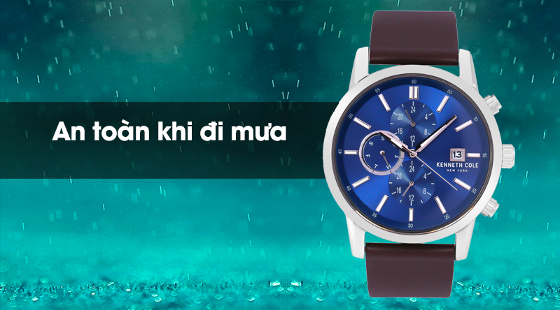 Đồng hồ nam Kenneth Cole KC50052001 có hệ số chống nước 3 ATM Đồng hồ nam Kenneth Cole KC50052001 có hệ số chống nước 3 ATM