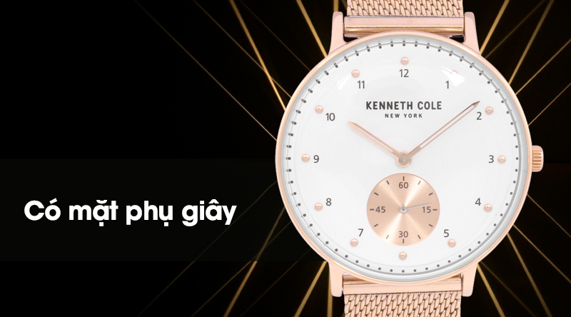 Đồng hồ Nam Kenneth Cole KC50238001 trang bị mặt phụ giây
