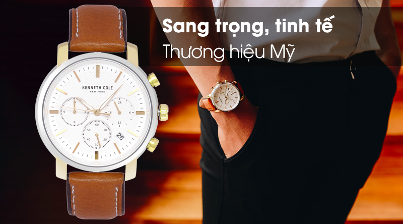 Đồng hồ Nam Kenneth Cole KC50236004 thiết kế thời trang và sang trọng Đồng hồ Nam Kenneth Cole KC50236004 thiết kế thời trang và sang trọng