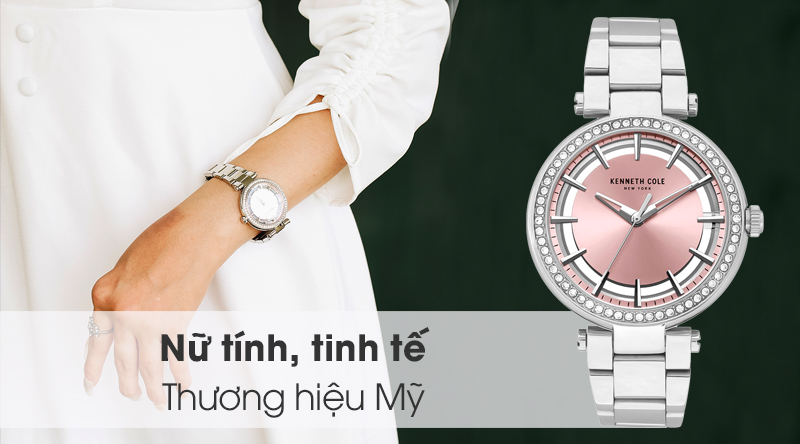 Đồng hồ nữ Kenneth Cole KC50798001 có thiết kế tinh tế Đồng hồ nữ Kenneth Cole KC50798001 có thiết kế tinh tế