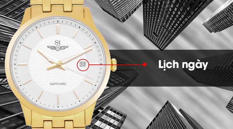 Đồng hồ nam SR Watch SG7332.1402 có lịch ngày tiện lợi Đồng hồ nam SR Watch SG7332.1402 có lịch ngày tiện lợi