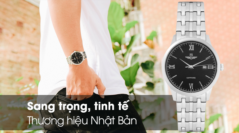 Đồng hồ nam SR Watch SG9002.1101 có kiểu dáng tinh tế, sang trọng Đồng hồ nam SR Watch SG9002.1101 có kiểu dáng tinh tế, sang trọng