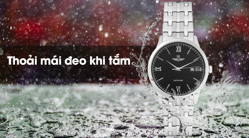 Đồng hồ nam SR Watch SG9002.1101 có khả năng chống nước khá tốt Đồng hồ nam SR Watch SG9002.1101 có khả năng chống nước khá tốt